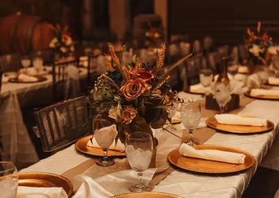 Gold Plates Wedding