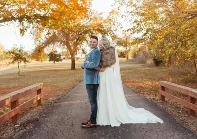 Hugging on Bridge