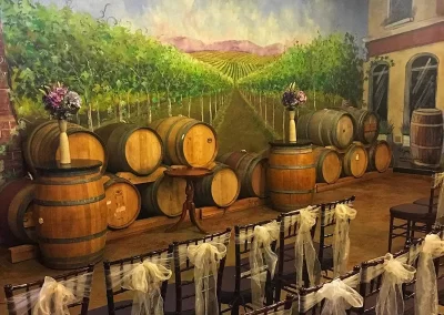 Indoor Ceremony Barrels