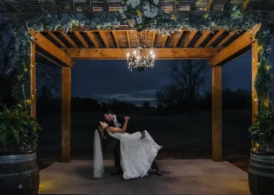 Wedding Pergola at Night