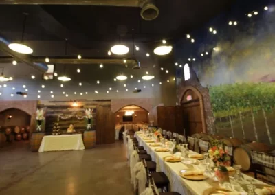 Wedding Rustic Reception Lights