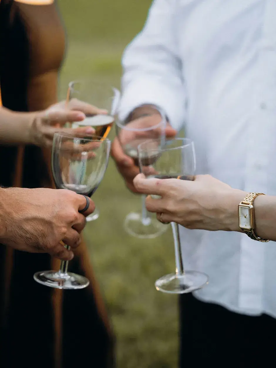events-and-celebrations-cheers People toasting with wine glasses